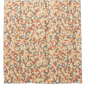 Rideaux De Douche Retro dots (Devant)