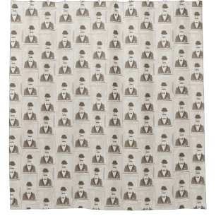 Rideaux De Douche Rétro motif pour l'homme