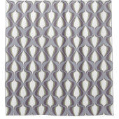 Rideaux De Douche Retro Ogee  Grey (Devant)