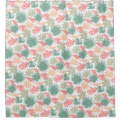 Rideaux De Douche Rétro, tropical, feuille (Devant)