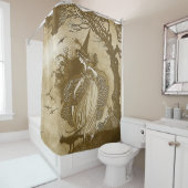 Rideaux De Douche Rétro Witch (En situation)