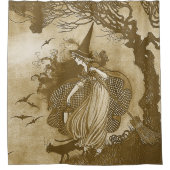 Rideaux De Douche Rétro Witch (Devant)