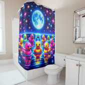 Rideaux De Douche "Rêve canonique en caoutchouc" (En situation)