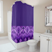 Rideaux De Douche Rêves de fleurs violettes (En situation)