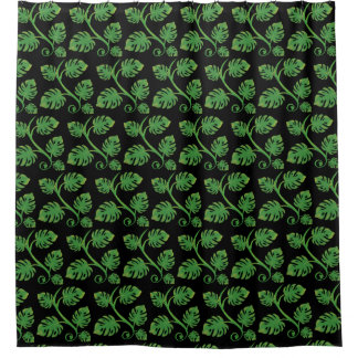 Rideaux De Douche Rêves de la Forêt Tropicale Vigne Philodendron