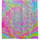 Rideaux De Douche Rêves Psychédéliques Tourbillonnants (Devant)