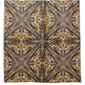 Rideaux De Douche Richesse Des Perles De Semence Abstraites (Devant)