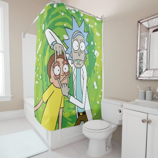 Rideaux De Douche RICK ET MORTY™ | Regardez Ça (En situation)