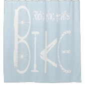 Rideaux De Douche Ride Trails Graffiti from Bike Parts Tracks (Devant)