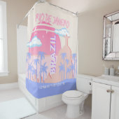 Rideaux De Douche Rio de Janeiro Brésil Travel Art (En situation)