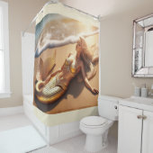 Rideaux De Douche Rive de sirène (En situation)