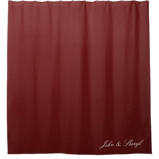 Rideaux De Douche Robe rouge foncé de Bourgogne (Devant)