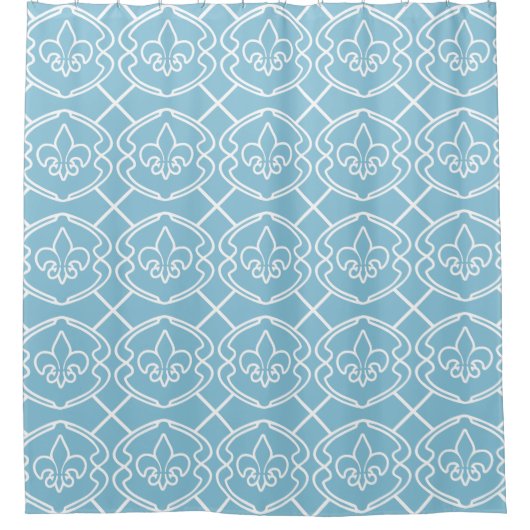 Rideaux De Douche Robin's oeuf bleu Cello Trellis (Devant)