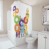 Rideaux De Douche Robotique de technologie de la Science de règle de (En situation)