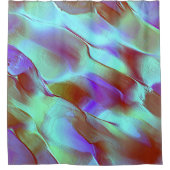 Rideaux De Douche Roche polie en violet chromé (Devant)