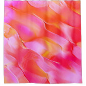 Rideaux De Douche Rocher rose et orange pâle (Devant)