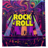 Rideaux De Douche Rock n Roll Concert Stage (Devant)