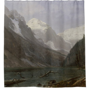Rideaux De Douche Rockies Canada Lake Louise Albert Bierstadt