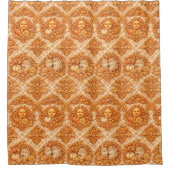 Rideaux De Douche Rococo Revival Damask Nature Pattern (Devant)