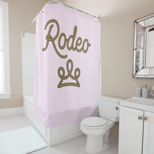 Rideaux De Douche Rodeo Princess Pays Ouest Tiara Crown (En situation)