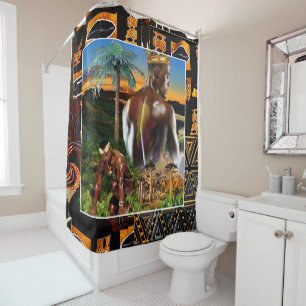 Rideaux De Douche Roi africain
