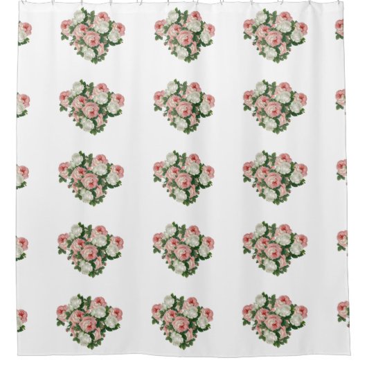 Rideaux De Douche Romance florale (Devant)