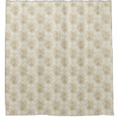 Rideaux De Douche Romantic Damask Curtain Cream Ivory Bath Décor (Devant)
