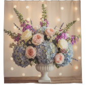 Rideaux De Douche Romantic Pastel Urn Arrangement (Devant)