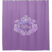 Rideaux De Douche Romantique, Feminine, Personnalisé (Devant)