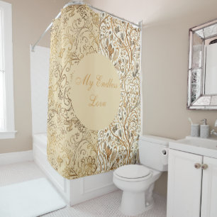 Rideaux De Douche Romantique, Saint-Valentin, Mon Amour Éternel