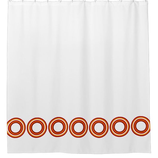 Rideaux De Douche Rond Stripes Frame VI + vos idées (Devant)