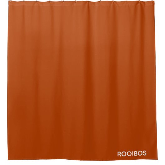 Rideaux De Douche Rooibos rouge brun nom (Devant)