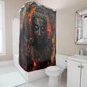 Rideaux De Douche Rorschach style Buddha broj 001 (En situation)