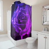 Rideaux De Douche rose Abstrait (En situation)