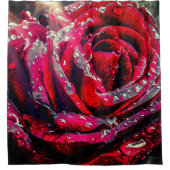 Rideaux De Douche Rose Artistiques (Devant)