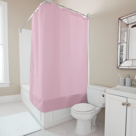 Rideaux De Douche Rose cameo (uni) (En situation)