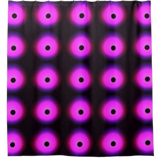 Rideaux De Douche Rose foncé Abstrait : brillant sans joint (Devant)