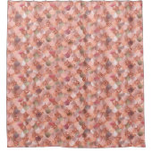 Rideaux De Douche Rose Gold Mermaid Balances Parties scintillant Sal (Devant)