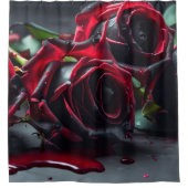 Rideaux De Douche Rose gothique (Devant)