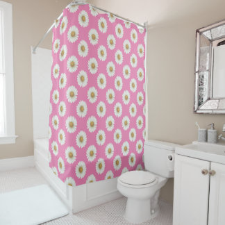 Rideaux De Douche Rose marguerite