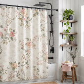 Rideaux De Douche Rose Rose Romantique