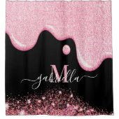 Rideaux De Douche Rose Slime (Devant)