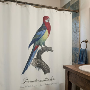 Rideaux De Douche Rosella orientale ou Perruche à tête pâle