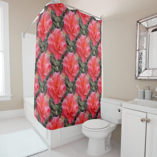 Rideaux De Douche Roses de l'amour...... (En situation)