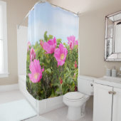 Rideaux De Douche Roses de prune de plage (En situation)