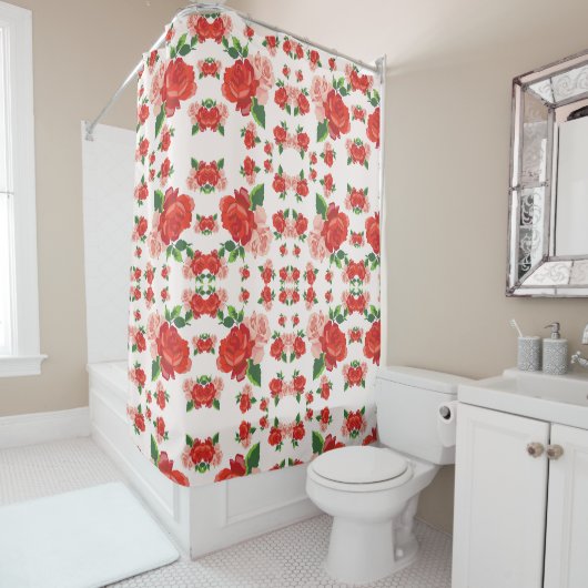 Rideaux De Douche Roses pour U (En situation)