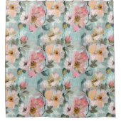 Rideaux De Douche Roses roses roses Abstraites (Devant)