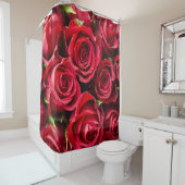 Rideaux De Douche Roses rouges (En situation)