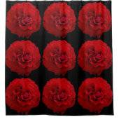 Rideaux De Douche Roses rouges classiques Dramatique Photographique  (Devant)