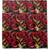 Rideaux De Douche Roses rousses (Devant)